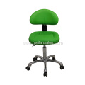 Aluminum base spa saddle stool